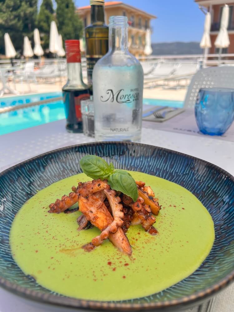 Piatti del ristorante dell'Hotel Moresco